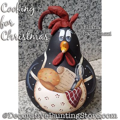 Cooking for Christmas Chicken Gourd ePattern - Eliana Castellazzi - PDF DOWNLOAD