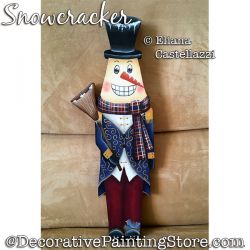 Snowcracker (Snowman) Painting Pattern PDF Download - Eliana Castellazzi