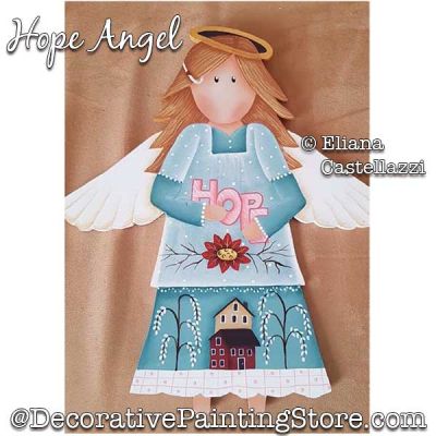 Hope Angel Painting Pattern PDF Download - Eliana Castellazzi