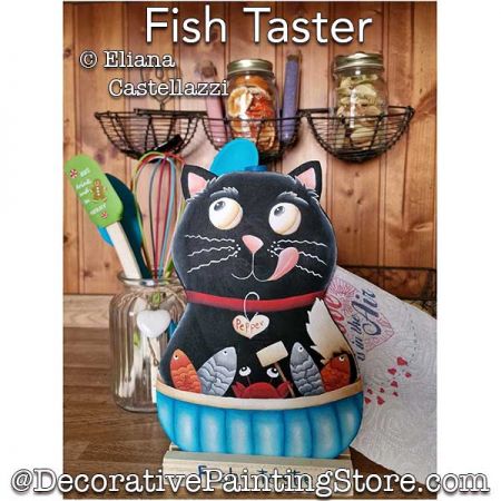 Fish Taster Painting Pattern PDF Download - Eliana Castellazzi