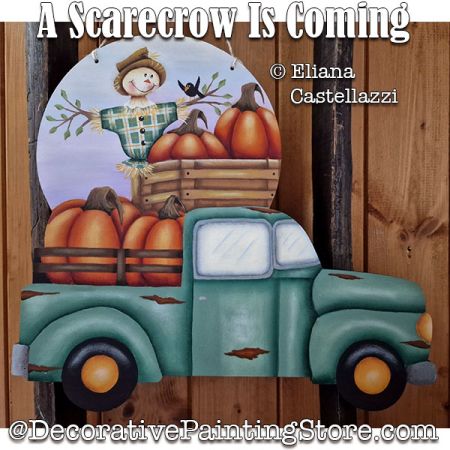 A Scarecrow Is Coming Painting Pattern PDF Download - Eliana Castellazzi