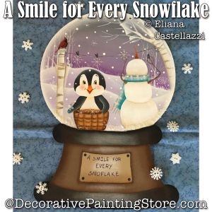 A Smile for Every Snowflake Painting Pattern - Eliana Castellazzi