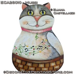 Mussi (Cat) Painting Pattern - Eliana Castellazzi