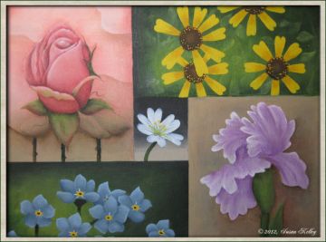 Flower Sampler ePacket - Susan Kelley - PDF DOWNLOAD