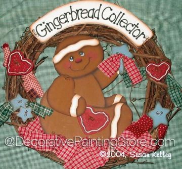 Gingerbread Wreath ePacket - Susan Kelley - PDF DOWNLOAD