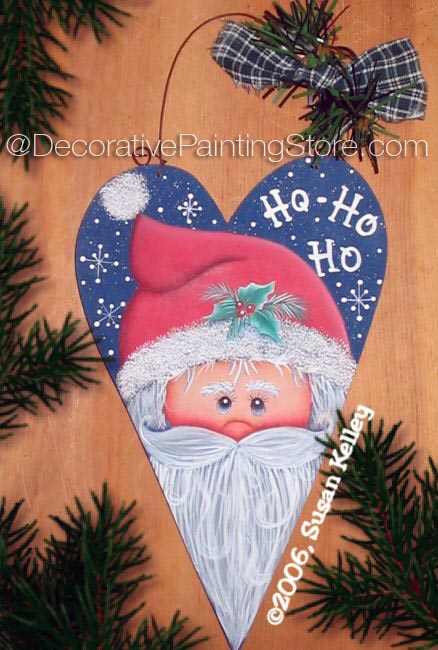 Ho Ho Ho (Santa) Heart ePacket - Susan Kelley - PDF DOWNLOAD
