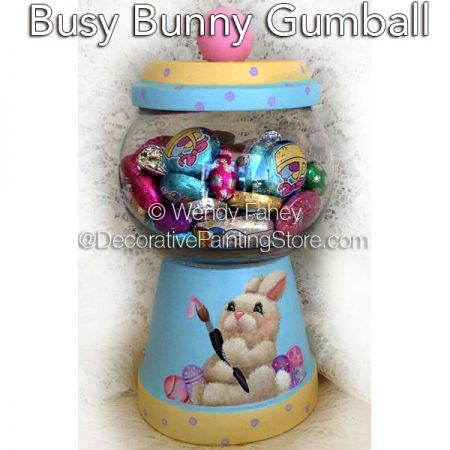 Busy Bunny Gumball ePacket - Wendy Fahey - PDF DOWNLOAD