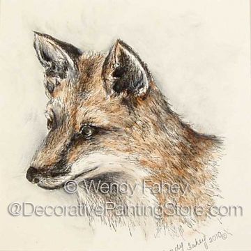 Shy Fox Pen and Ink ePacket - Wendy Fahey - PDF DOWNLOAD