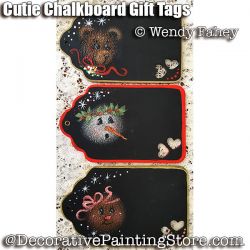 Cutie Chalkboard Gift Tags ePacket - Wendy Fahey - PDF DOWNLOAD