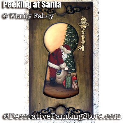Peeking at Santa ePacket - Wendy Fahey - PDF DOWNLOAD