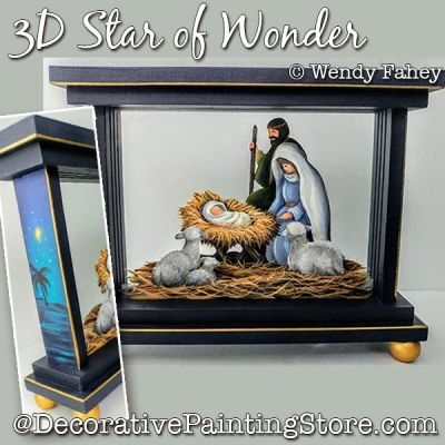 3D Star of Wonder (Nativity) DOWNLOAD - Wendy Fahey