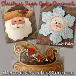 Christmas Sugar Cookie Ornaments DOWNLOAD - Wendy Fahey