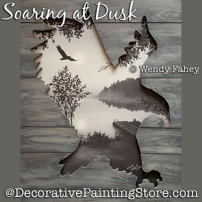 Soaring at Dusk (Eagle) DOWNLOAD - Wendy Fahey
