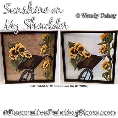 Sunshine on My Shoulders Painting Pattern PDF DOWNLOAD - Wendy Fahey