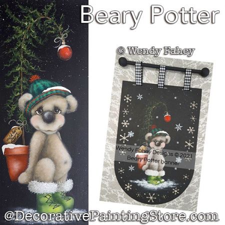 Beary Potter Painting Pattern PDF DOWNLOAD - Wendy Fahey