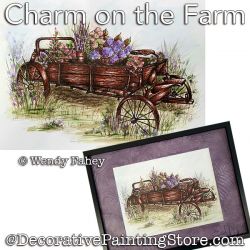 Charm on the Farm Painting Pattern PDF DOWNLOAD - Wendy Fahey