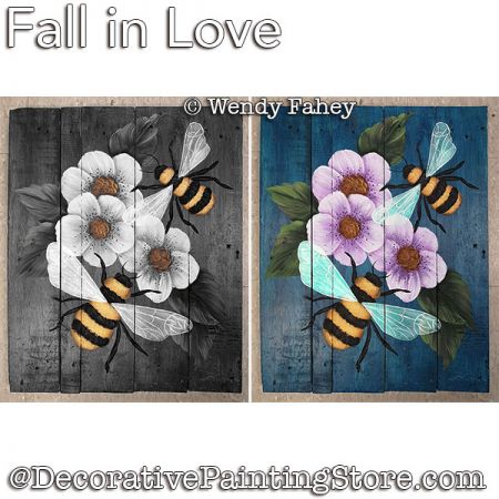 Dusted in Pollen Painting Pattern PDF DOWNLOAD - Wendy Fahey