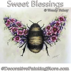 Sweet Blessings Painting Pattern PDF DOWNLOAD - Wendy Fahey