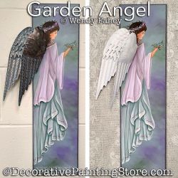 Garden Angel Painting Pattern PDF DOWNLOAD - Wendy Fahey