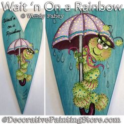 Wait n on a Rainbow Painting Pattern PDF DOWNLOAD - Wendy Fahey