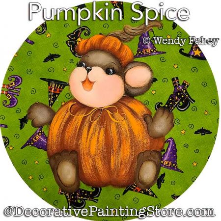 Pumpkin Spice Painting Pattern PDF DOWNLOAD - Wendy Fahey