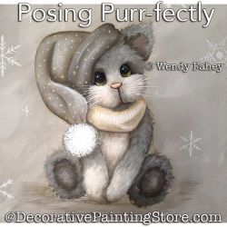 Posing Purr-fectly Painting Pattern PDF DOWNLOAD - Wendy Fahey