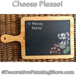 Cheese Please Painting Pattern PDF DOWNLOAD - Wendy Fahey