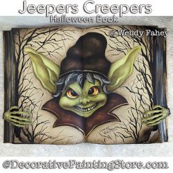 Jeepers Creepers (Halloween Book) Painting Pattern PDF DOWNLOAD - Wendy Fahey