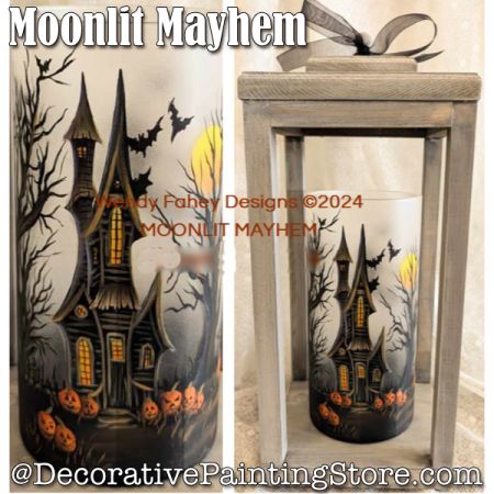 Moonlit Mayhem Painting Pattern - Wendy Fahey