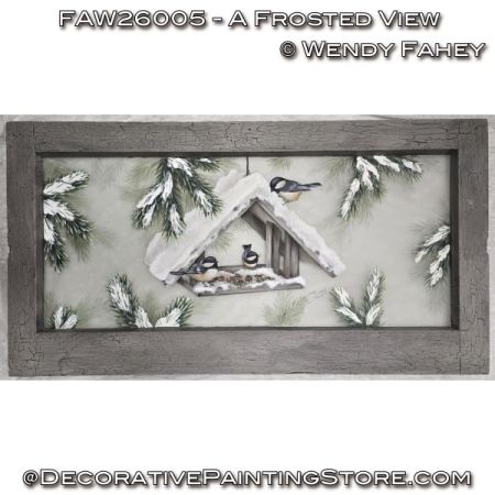 A Frosted View Painting Pattern with Video - Wendy Fahey