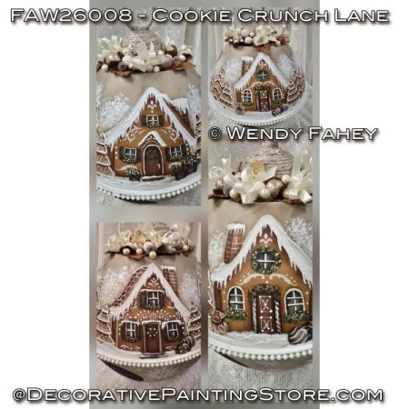 Cookie Crunch Lane Painting Pattern - Wendy Fahey