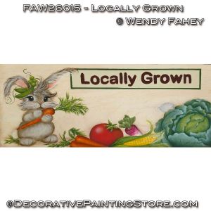 Locally Grown Painting Pattern with Video - Wendy Fahey