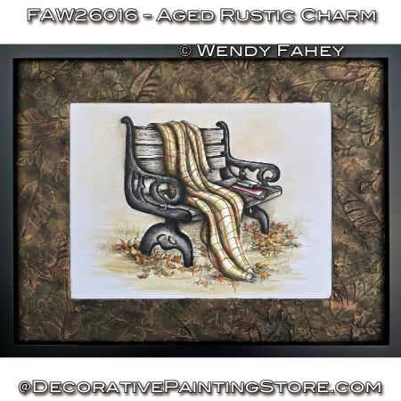 Aged Rustic Charm (Pen and Ink) Painting Pattern with Video - Wendy Fahey