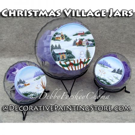 Christmas Village Cookie Jars - Debby Forshey-Choma - PDF DOWNLOAD
