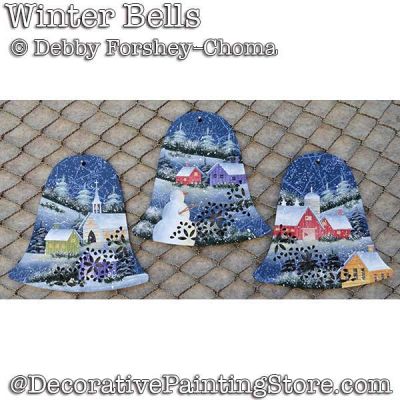 Winter Bells Ornaments DOWNLOAD - Debby Forshey-Choma