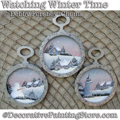 Watching Winter Time Ornaments DOWNLOAD - Debby Forshey-Choma