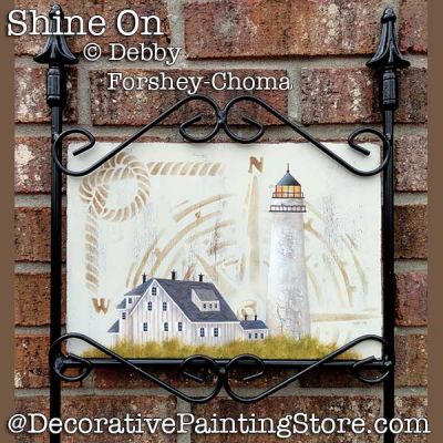 Shine On Lighthouse Yard Sign DOWNLOAD - Debby Forshey-Choma