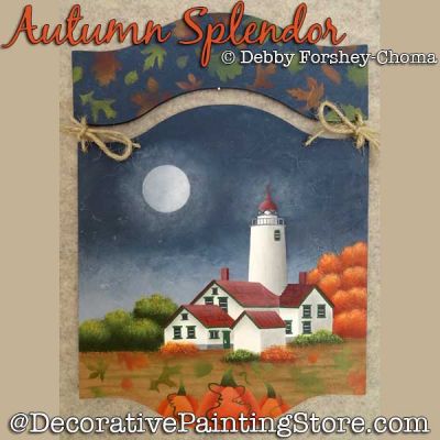 Autumn Splendor Lighthouse DOWNLOAD - Debby Forshey-Choma