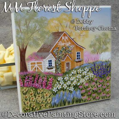MM Florist Shoppe Painting Pattern PDF DOWNLOAD - Debby Forshey-Choma