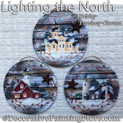 Lighting the North Ornaments Painting Pattern PDF DOWNLOAD - Debby Forshey-Choma