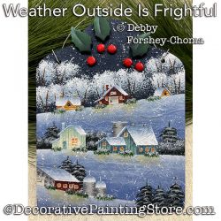Weather Outside Is Frightful Ornaments Painting Pattern PDF DOWNLOAD - Debby Forshey-Choma