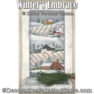 Winters Embrace Painting Pattern PDF DOWNLOAD - Debby Forshey-Choma