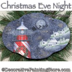 Christmas Eve Night Painting Pattern - Debby Forshey-Choma