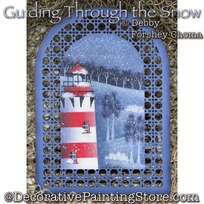 Guiding Through the Snow Painting Pattern - Debby Forshey-Choma