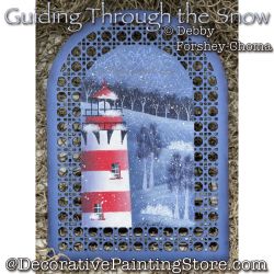 Guiding Through the Snow Painting Pattern - Debby Forshey-Choma