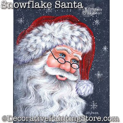 Snowflake Santa PDF DOWNLOAD - Jillybean Fitzhenry