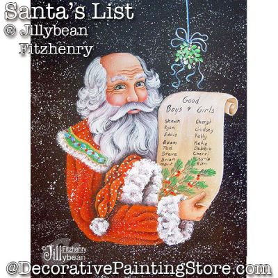 Santas List PDF DOWNLOAD - Jillybean Fitzhenry