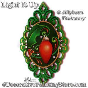 Light It Up Ornament DOWNLOAD - Jillybean Fitzhenry