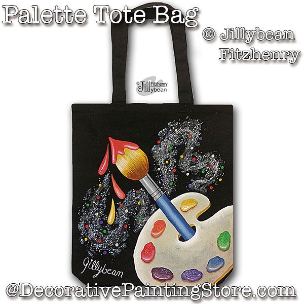 Palette Totebag PDF Download - Jillybean Fitzhenry