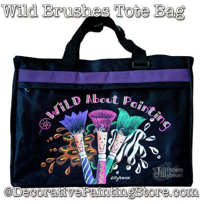 Wild Brushes Tote Download - Jillybean Fitzhenry